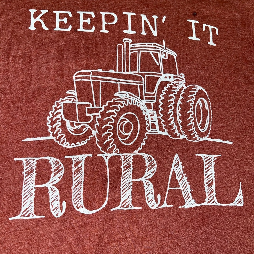 Keepin' It Rural Red Tee - Picture 2 of 4